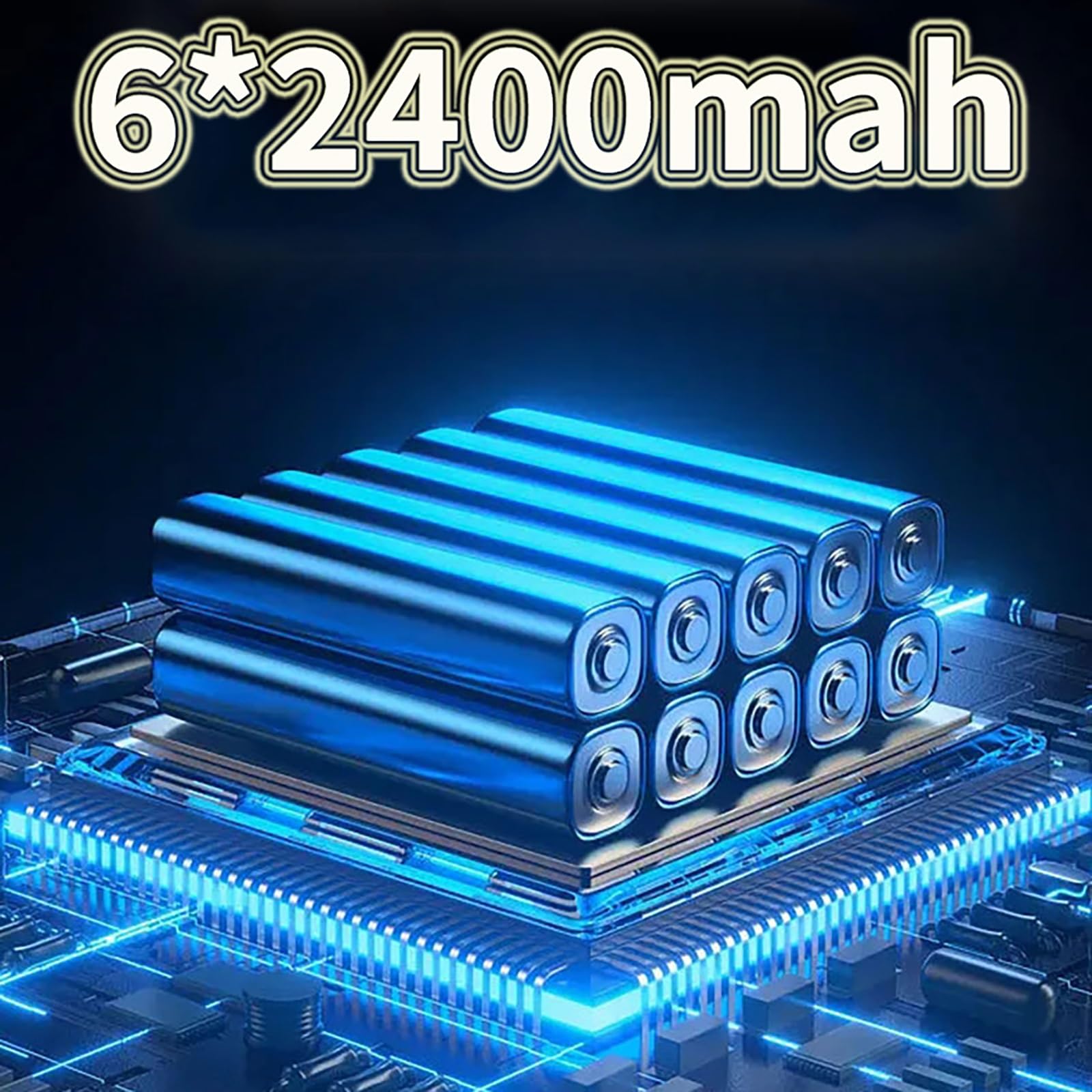 Genérico Ventilador Mural Solar 40cm, Silencioso Doble Energía Gran Autonomía Refrigerante