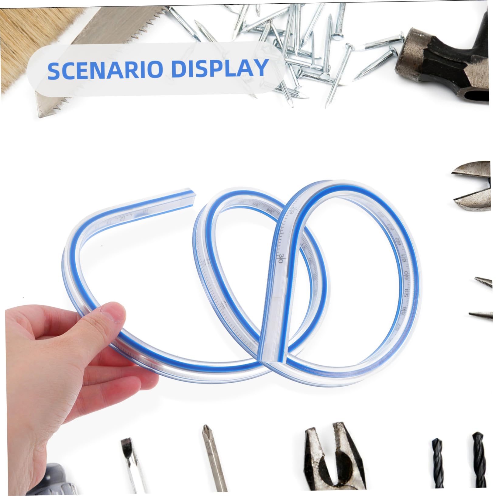 5 Piezas Regla Flexible Curva Serpiente para Costura y Diseño Prendas Herramienta Precisa para Patrones Dibujo Ingeniería y Proyectos Profesionales Material Duradero y Resistente