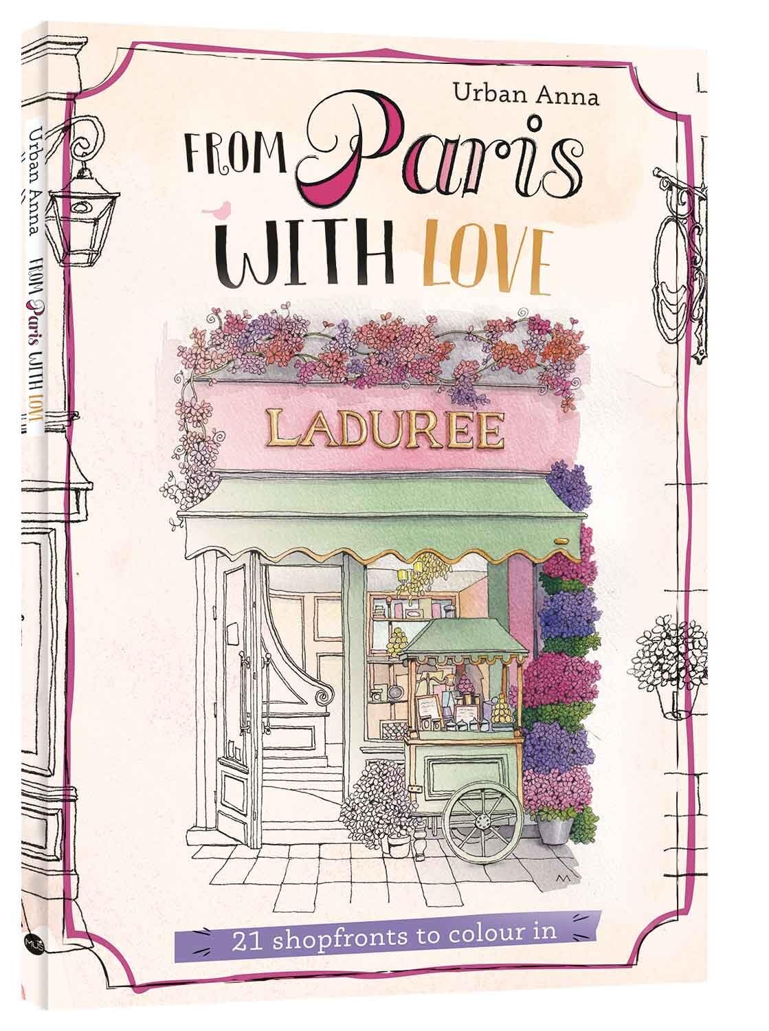 From Paris With Love: 21 new shopfronts to colour in