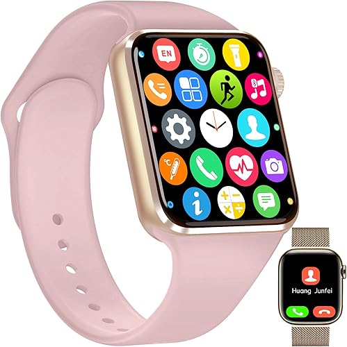 Miniatura 8 de Sazooy Reloj inteligente, reloj inteligente con pantalla táctil completa de 2.19 pulgadas, reloj rastreador de actividad física con podómetro