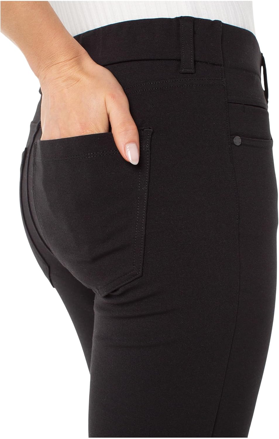 Liverpool Womens Gia Pull-on Glider Mid-Rise Slim Pant 29'' Inseam - Image 4