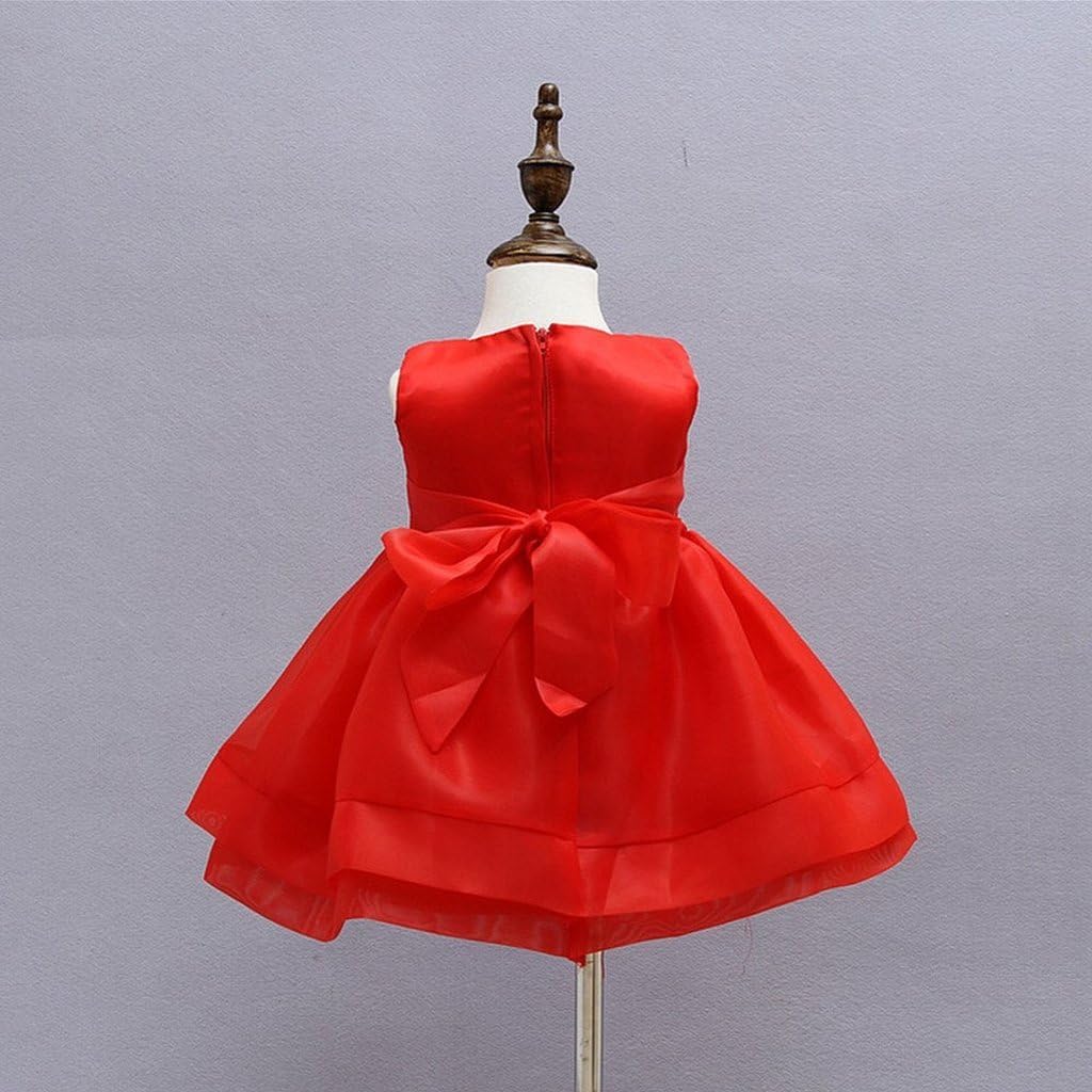 Baby Girls 2 PCS Dresses Pageant Bow Formal Dress