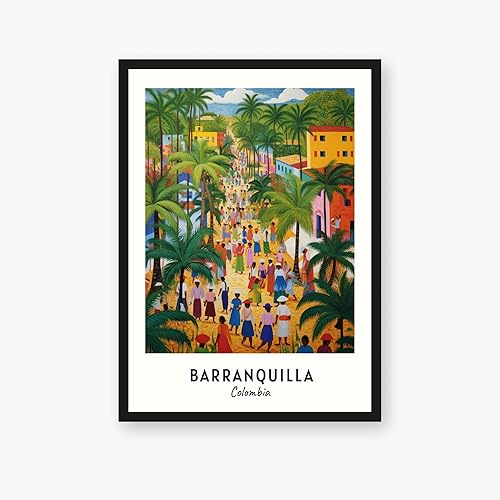 Barranquilla Travel Print, Barranquilla - Colombia