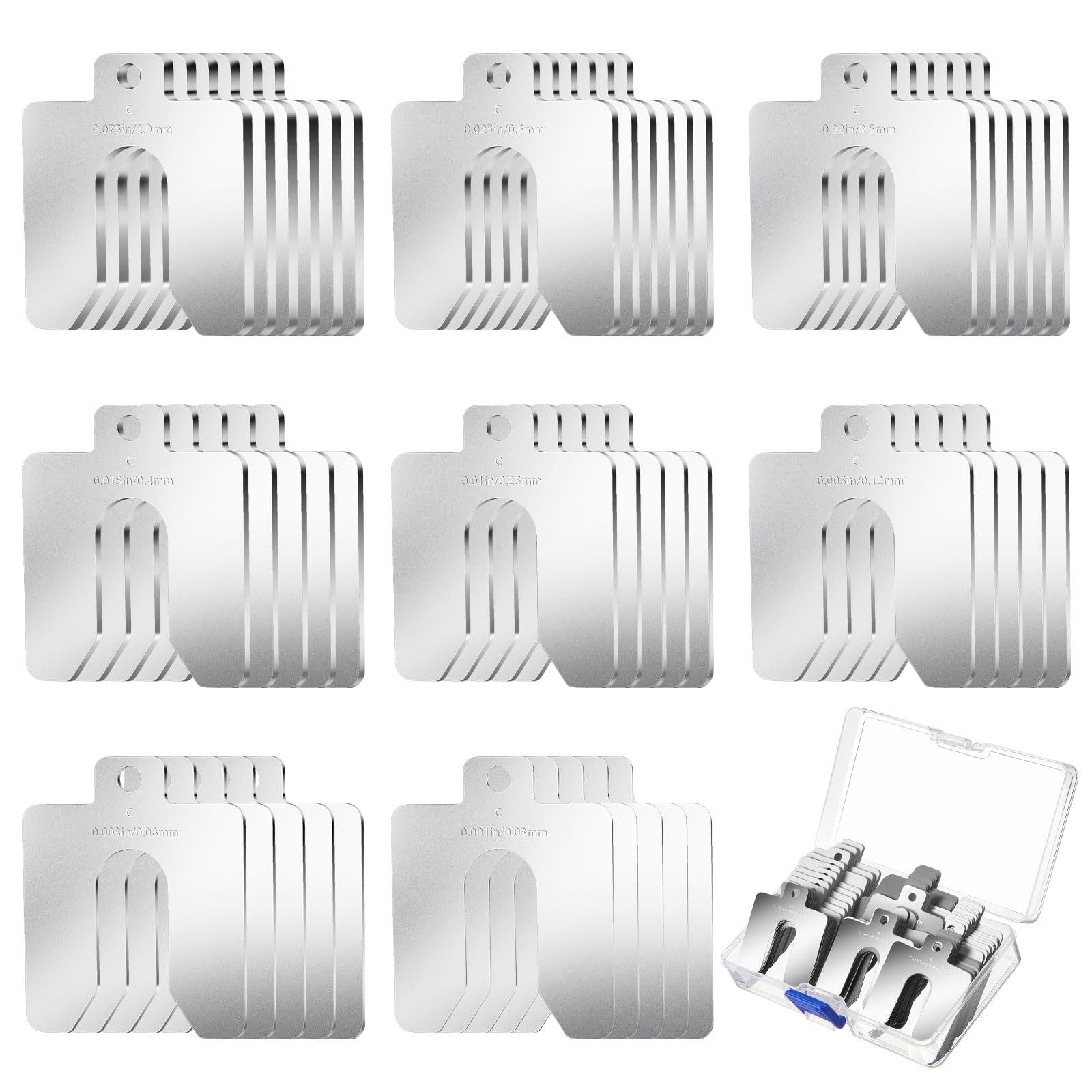 Stainless Steel Shims Kit - 40 Pcs -13
