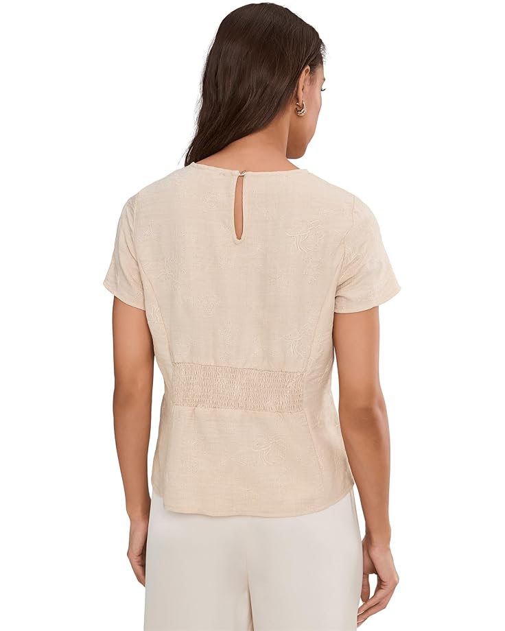 Vince Camuto Short Sleeve Pleated Waist Blouse - #4 of 5