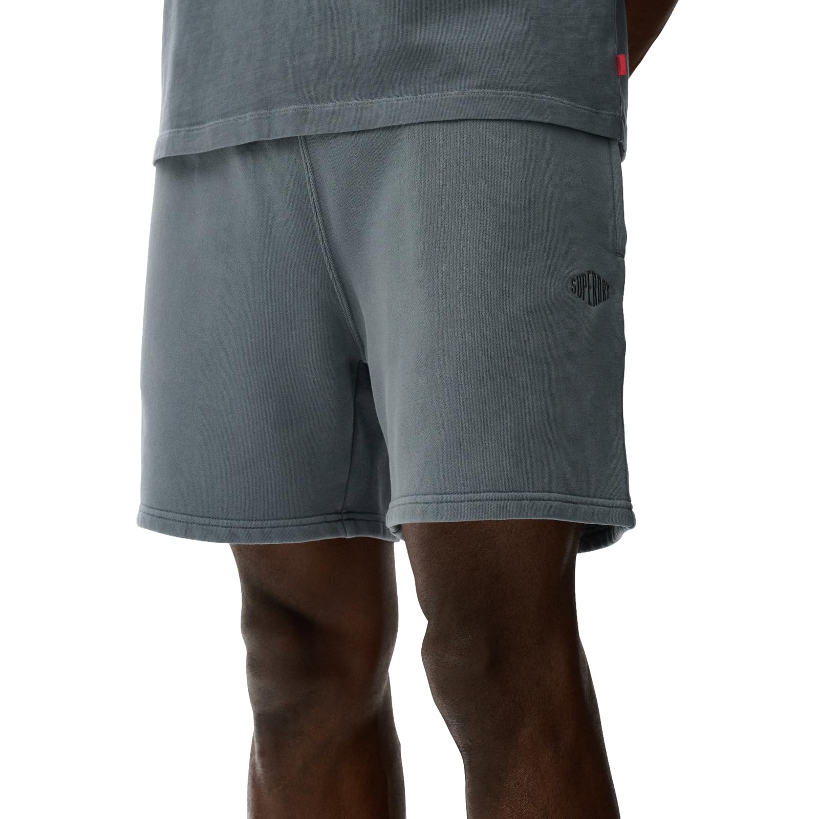 Superdry Micro Logo Short Pants, Stormy Weather Blue, L
