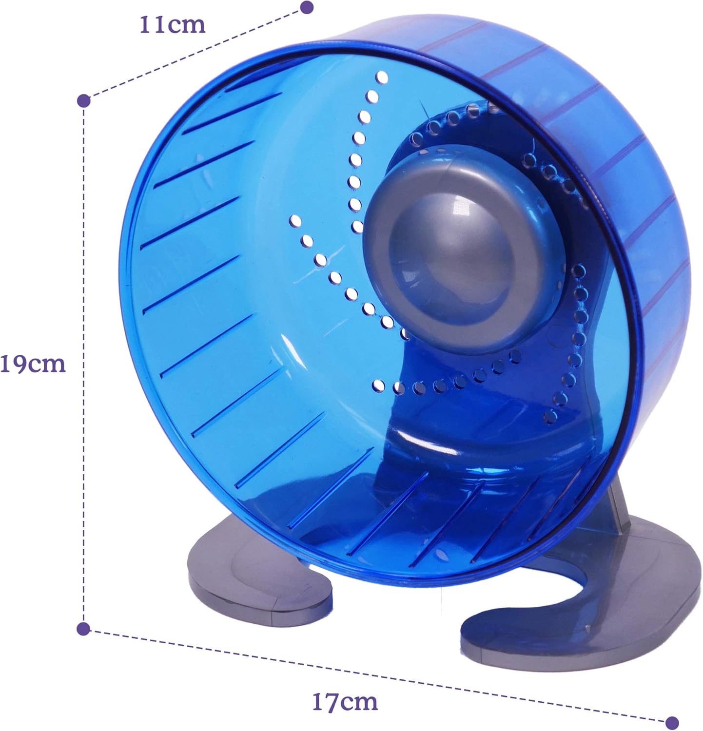 Rosewood Pico Exercise Wheel for Hamsters with Stand, Blue