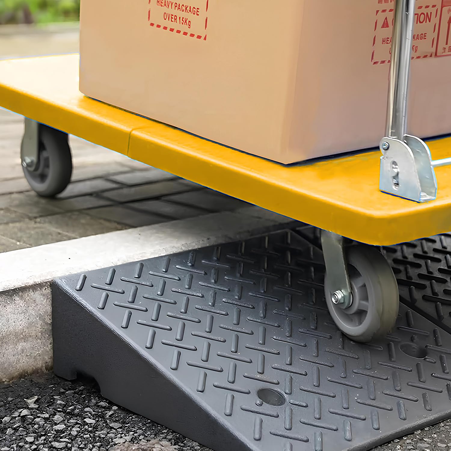 Snapklik.com : ELK Heavy Duty Rubber Curb Ramp For Driveway - Portable ...