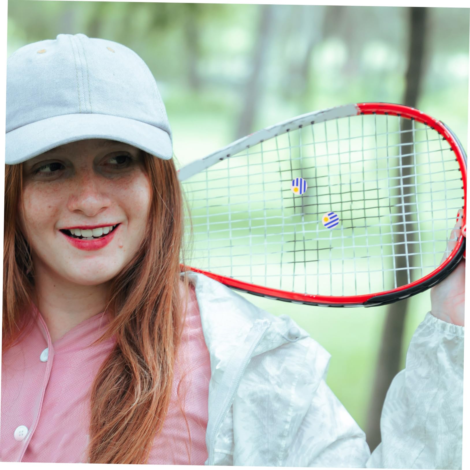 TOYANDONA Ammortizzatore per Racchetta da Tennis Ammortizzatore da Tennis Assorbitori Racconcette da Tennis Ammortizzatore della Racchetta Gel di Silice
