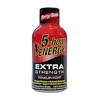 Vista 3 de 5-hour ENERGY - Extra Strength - Bayas - 1 caja de 12 botellas de 57ml