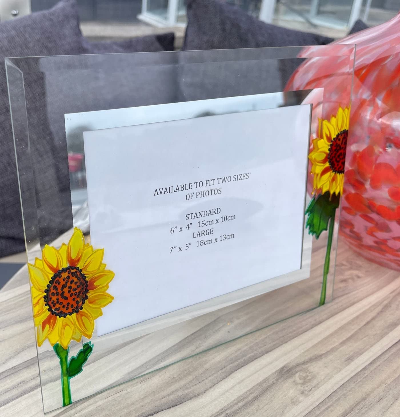 Dreamair Clear Sunflower Photo Frame Landscape Standard 6” X 4”