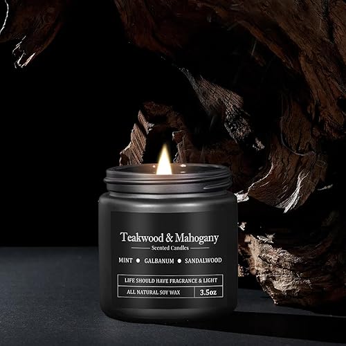 Miniatura 4 de Paquete de 10 velas perfumadas para hombres, juego de velas masculinas de cera de soja, velas de aromaterapia para el hogar, regalos para él, novio,