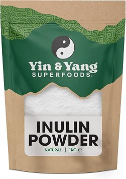 Inulin Powder 1kg | Chicory Root Prebiotic Fibre | Vegan | Fine chicory root prebiotic fibre with a neutral taste. Blends easily into drinks, yoghurt and baking.