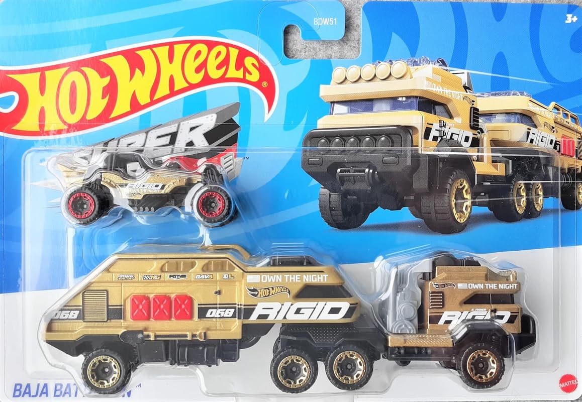 Hot Wheels Super Rigs Baja Battalio, Transporter Vehicle With 1 1:64 Scale Car 3+ Years Age, Multicolor (B0CJP77LP8) Amazon Price History, Amazon Price Tracker
