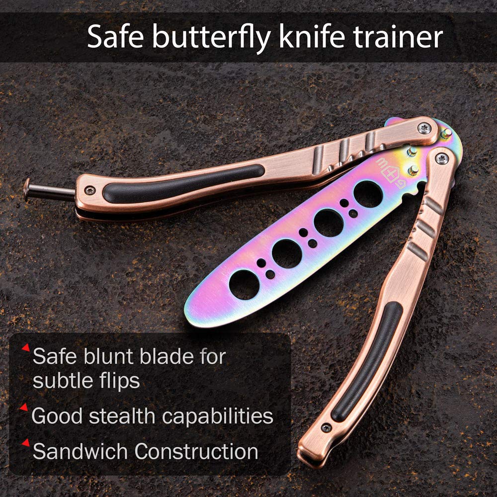 Butterfly Knife Trainer Balisong Trainer Practice Butterfly Knife