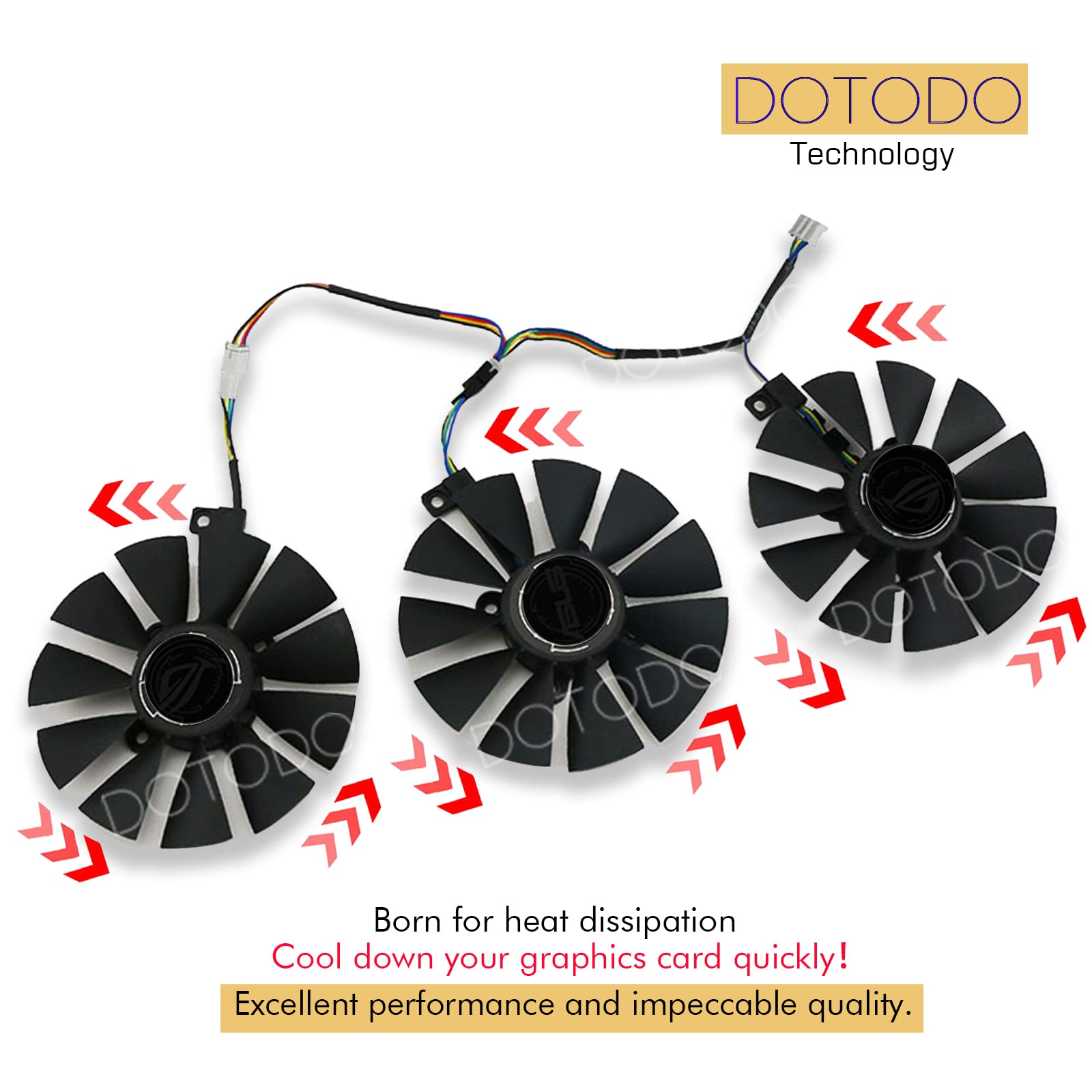 87 mm FDC10U12S9-C FDC10H12S9-C T129215SU Ventilateur pour carte graphique ASUS GTX 980 Ti R9 390X 390 GTX 1060 1070 1080 Ti RX 480 RX480