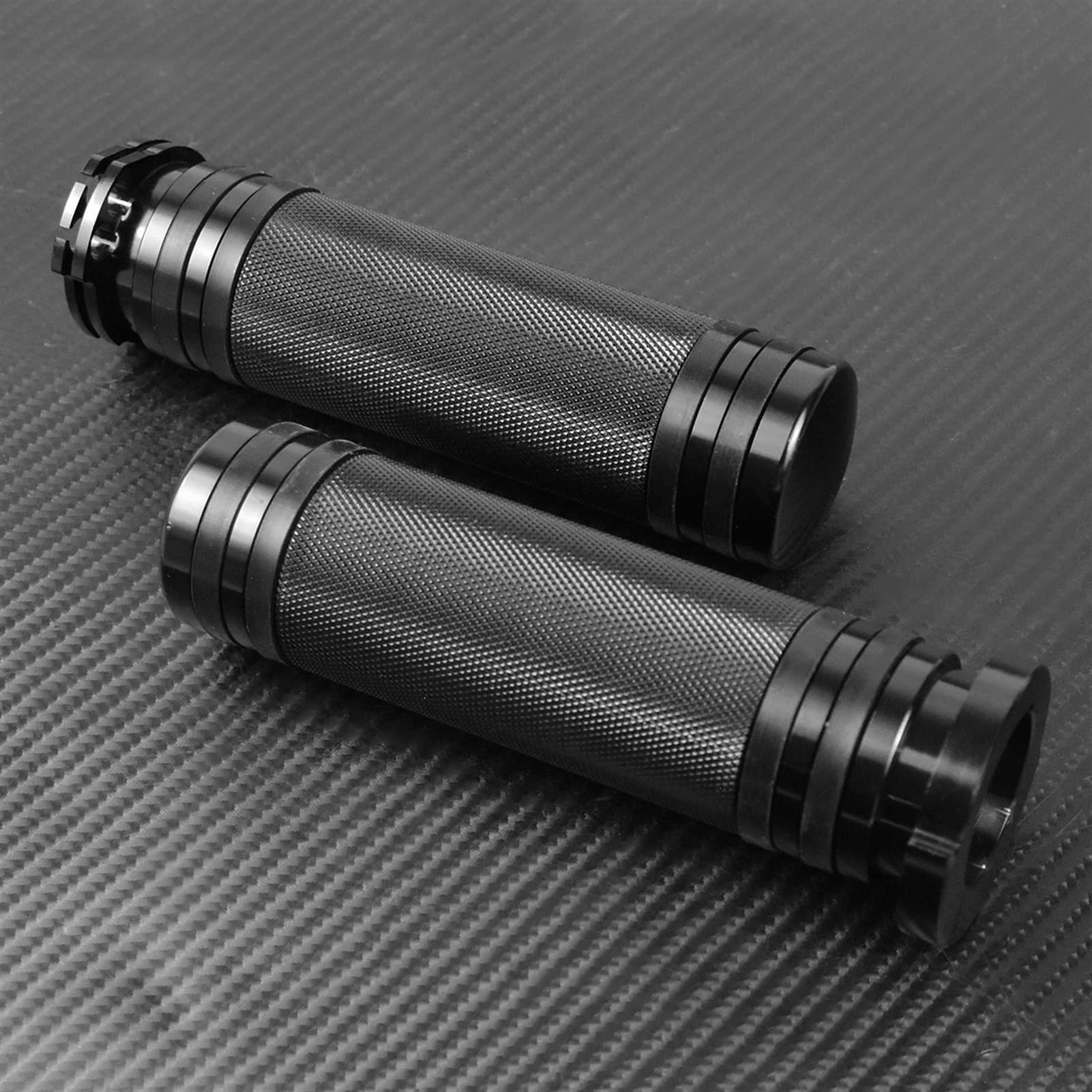 Rollergriff Motorrad Lenker 1 "25mm Racing Lenker Handgriffe Für Harley Sportster 883 1200 XL VRSC Touring Dyna Softail Custom