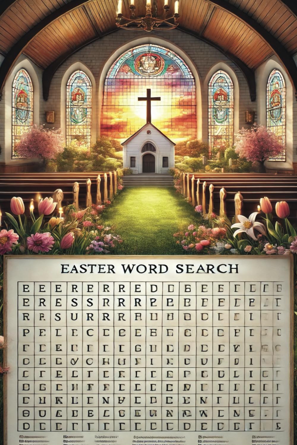 Easter Word Search: Spring into the Easter Spirit. A Celebration of Faith and Renewal. A Basket Full of Easter Words. A great gift to celebrate the season. Find the Words of Easter.