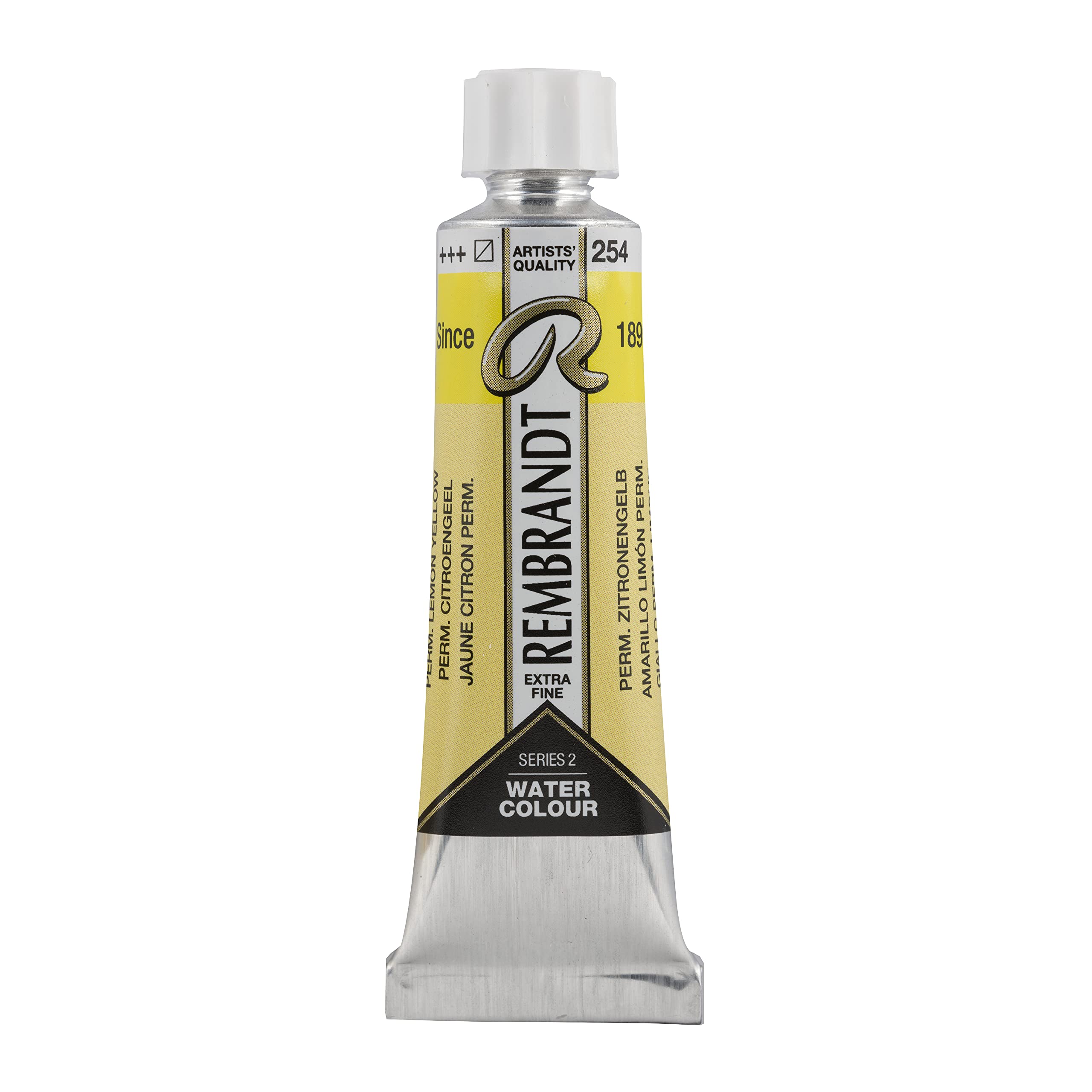 Rembrandt Watercolour Tube 10 ml Permanent lemon yellow 254 (05012540) โ image 1