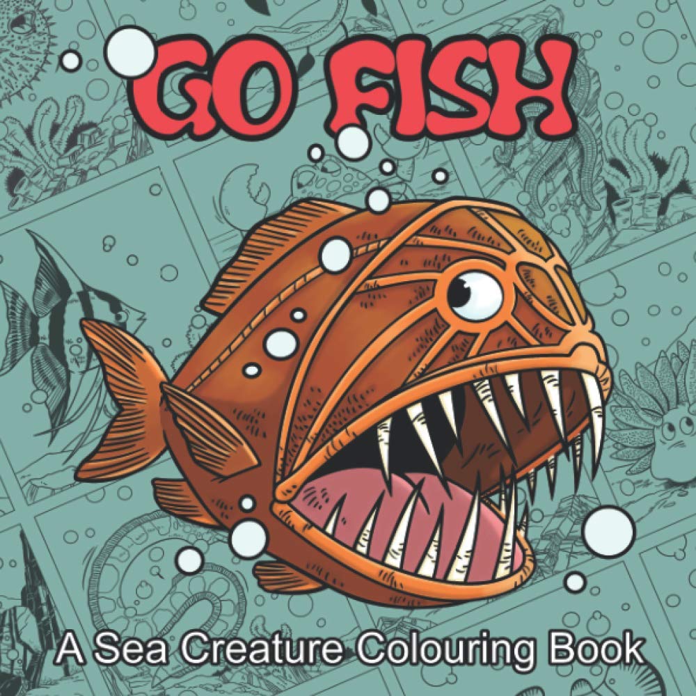 Go Fish: A Sea Creature Colouring Book (Go Colour)