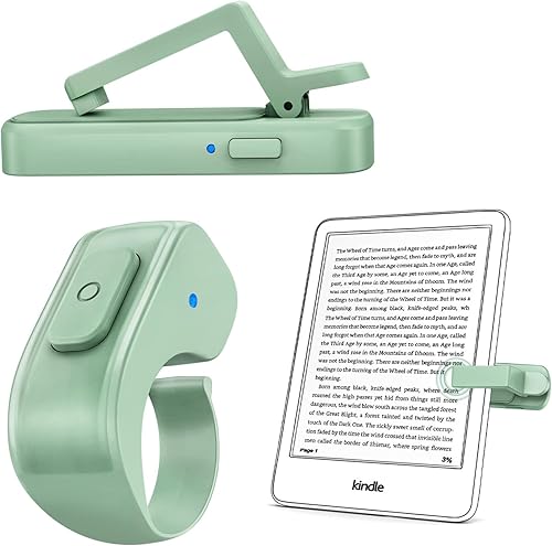 Compatible con fundas Anillo girador de páginas con control remoto para Kindle Paperwhite Oasis Scribe Kobo eReaders, controles remotos de