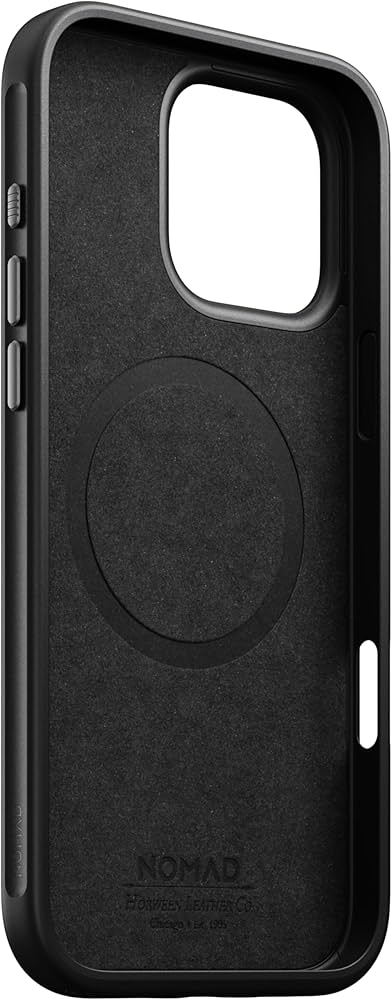NOMAD Modern Leather Case - iPhone 16 Pro Max | Black | Horween