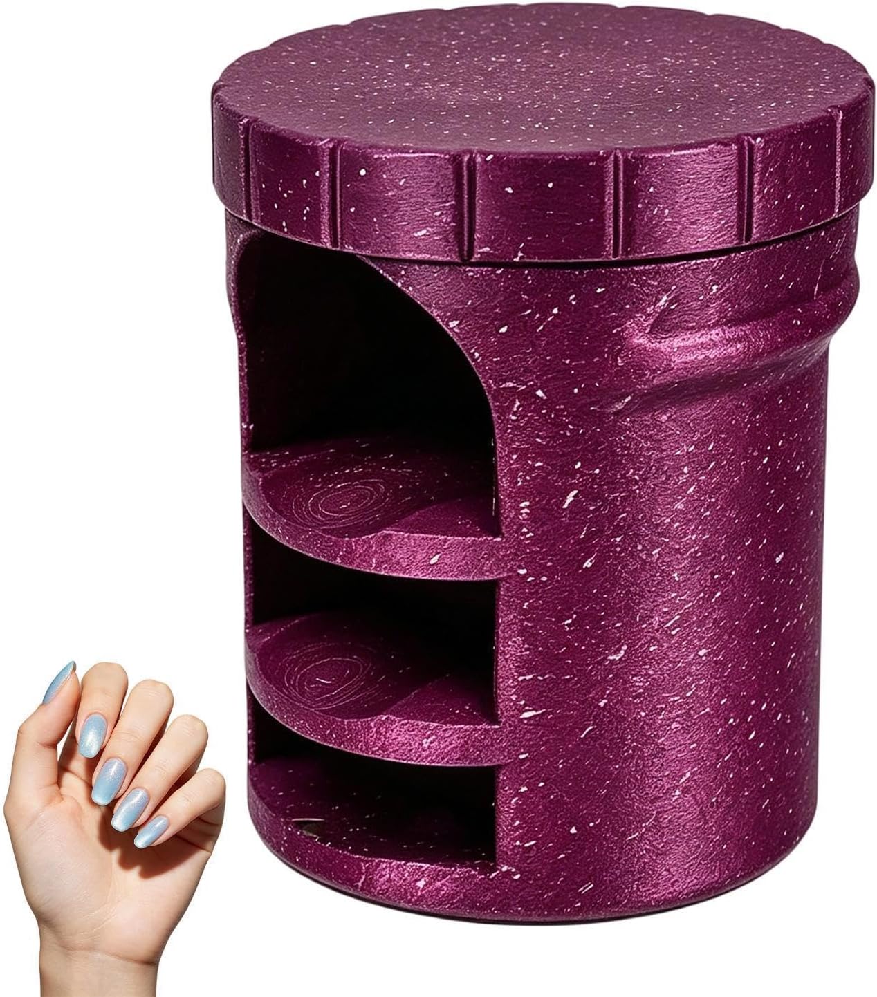 Magnes Do Paznokci Obrotowe Wielofunkcyjne Narzędzie do Manicure Wzór DIY