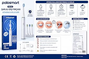 Polosmart Şarjlı Diş Fırçası - PSC42 3+1 başlık