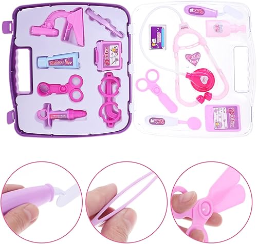 Miniatura 5 de Gadpiparty Juguetes para niños pequeños, 14 piezas, kit de médico para niños, juguetes de doctor con estetoscopio, juguetes de aprendizaje