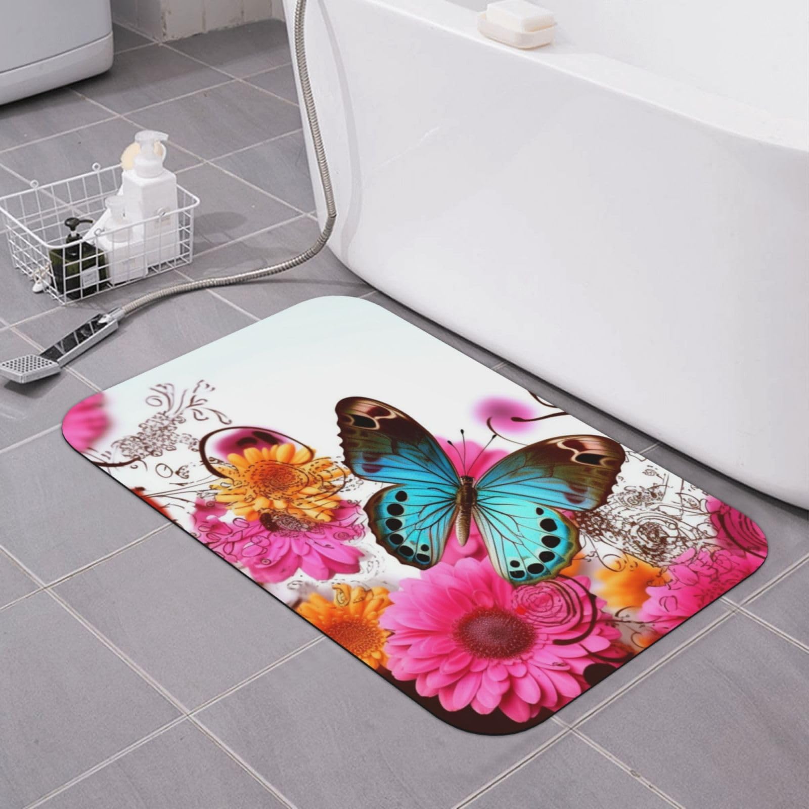 Tapis de bain en terre de diatomées pour habiller votre douche avec élégance