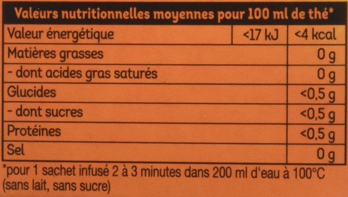 Lipton Thé 5 Fruits Rouges, Label Rainforst Alliance, 20 sachets