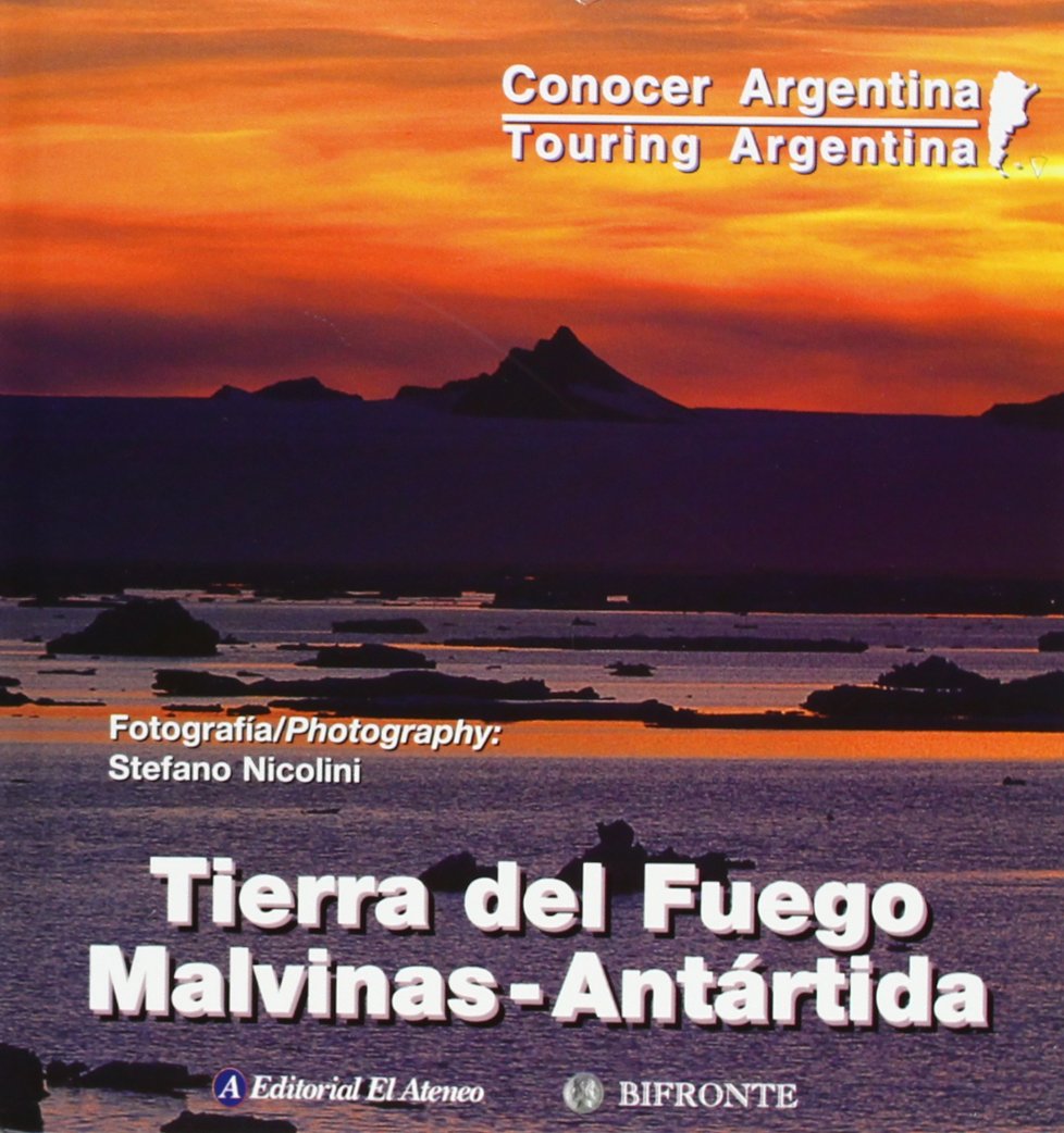 Tierra del Fuego Malvinas Antartida carte grand format salon