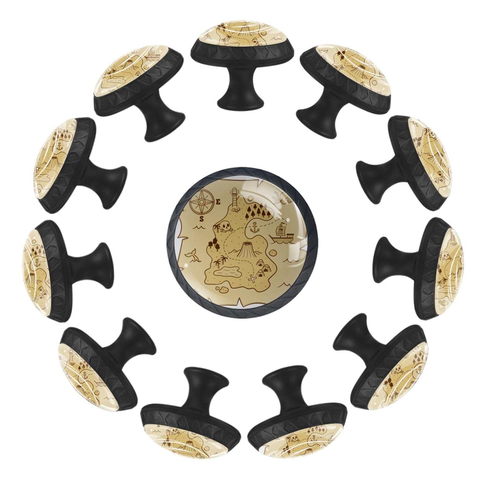Boutons de meuble pirate 35mm pour relooker la commode de la chambre enfant
