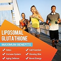 Vista 6 de Gel blando de glutatión liposomal, alta absorción, suplemento de glutatión, para sistema inmunológico, energía, piel brillante, antioxidante