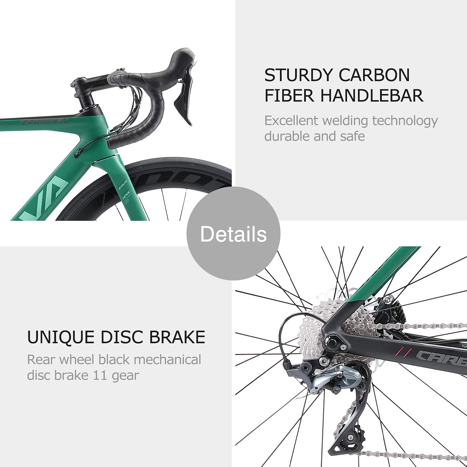 Rim Brake Bici Corsa Con Freni A Disco Bici Da Corsa In Carbonio