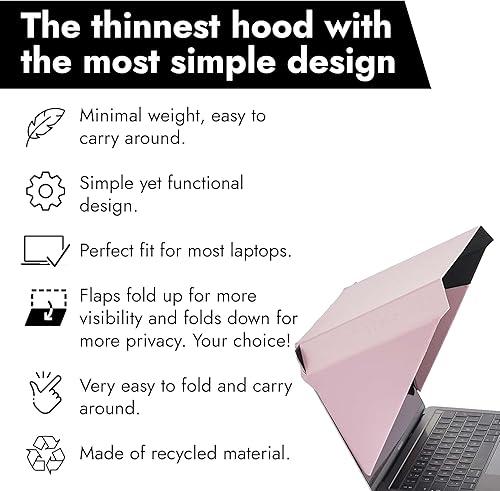 Miniatura 3 de Philbert Danish Design Parasol 4 en 1 para laptop  Pantalla delgada para capó, pantalla de privacidad, protección contra el calor y mejora del