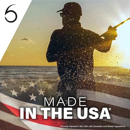 Miniatura 7 de 6TH SENSE Boosa Shakey Worm  Cuerpo acanalado alternativo, movimiento flexible, acción de cola bulbosa  6.5 pulgadas (10paquete)  Fabricado en los