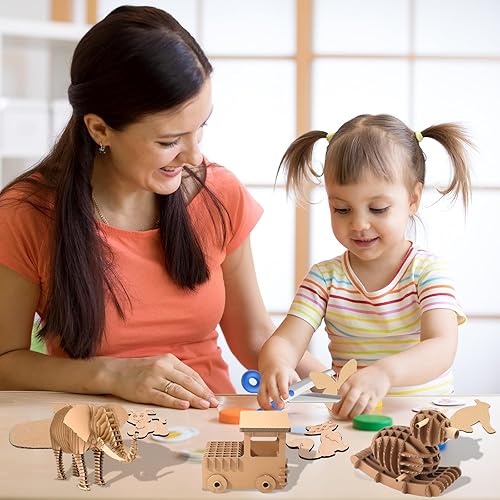 Miniatura 6 de AOBOPLE Paquete de 120 hojas de cartón corrugado de 6 x 9, hojas de cartón plano marrón de 0.118 in de grosor, insertos de cartón plano para