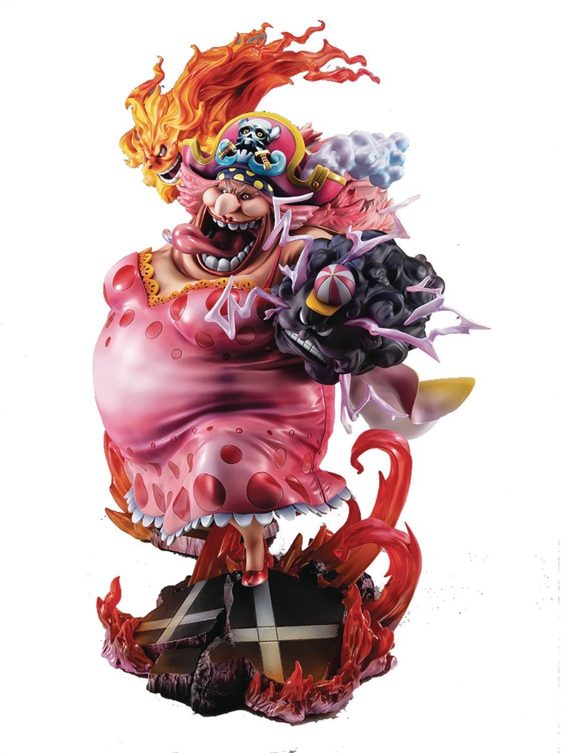Megahouse - ワンピース - SA-Maximum - Great Pirate Big Mom Charlotte Linlin、海賊の肖像画 コレクターフィギュア