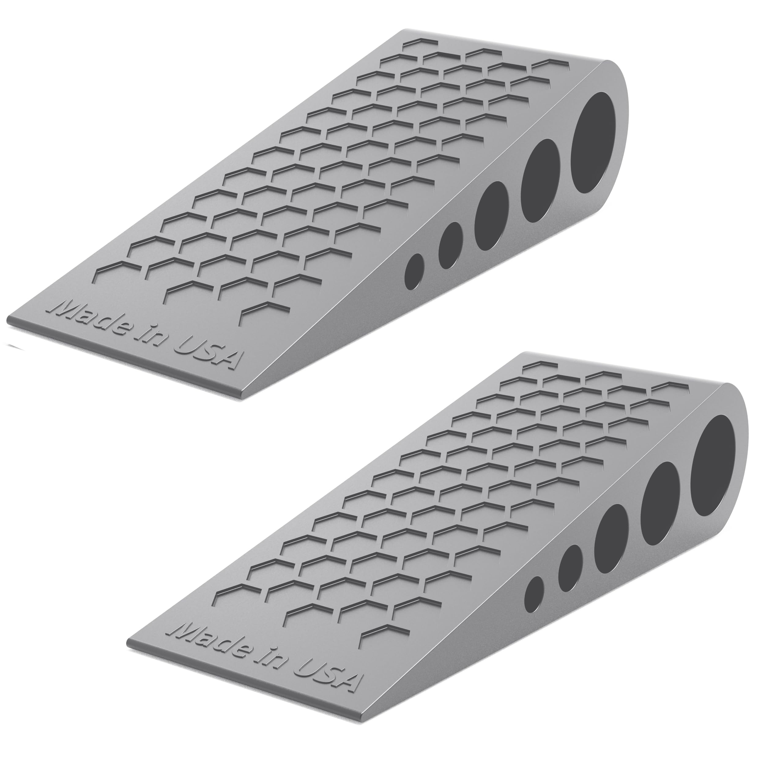 Door Stoppers for Bottom of Door Premium Floor Rubber Door Stop Wedge Made in USA Heavy Duty Honeycomb