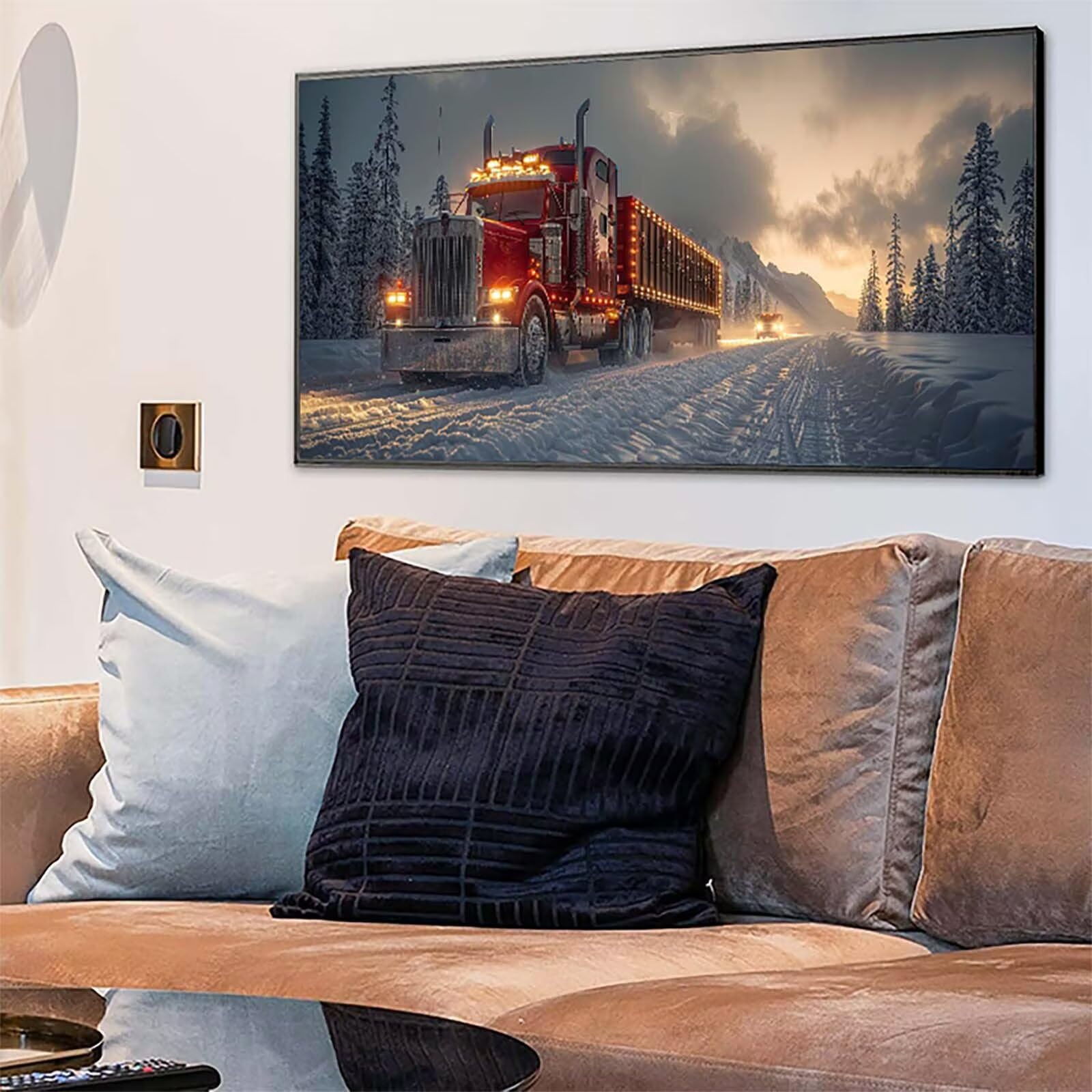 Camion Diamond Painting Grandi Dimensioni 50x100cm, Diamond Painting H-2603
