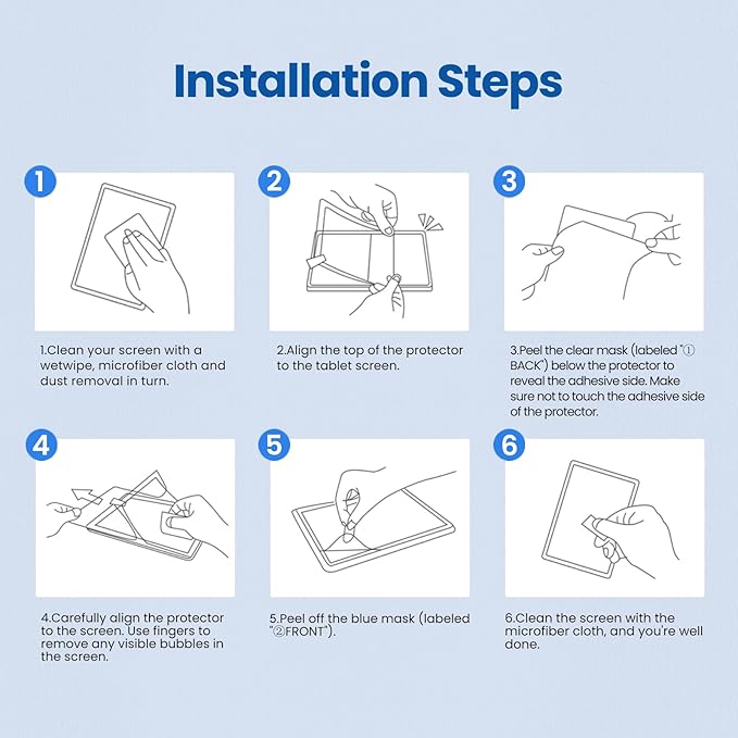 MoKo 2 Pack Protector de Pantalla PaperMate para Surface Pro 12 2025 miniatura 8