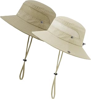 Sun Hats for Kids Boys UPF 50+ Kids Sun Hat Wide Brim Sun Protection Kids Hats Girls Breathable Bucket Hat for Fishing