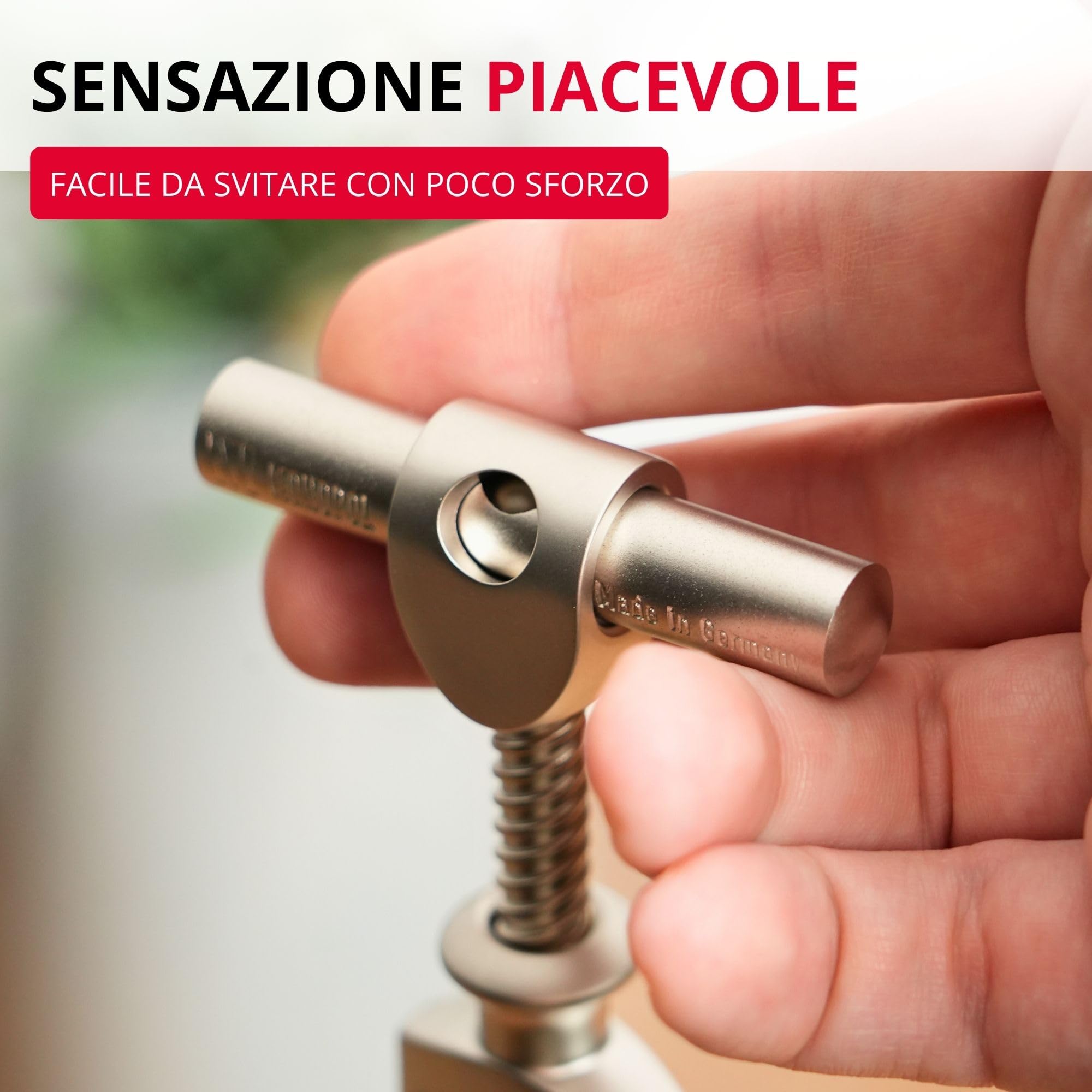 Westmark Cavatappi a campana con spirale, Monopol Edition, acciaio/zinco pressofuso, Barolo, finitura opaca, 62603380