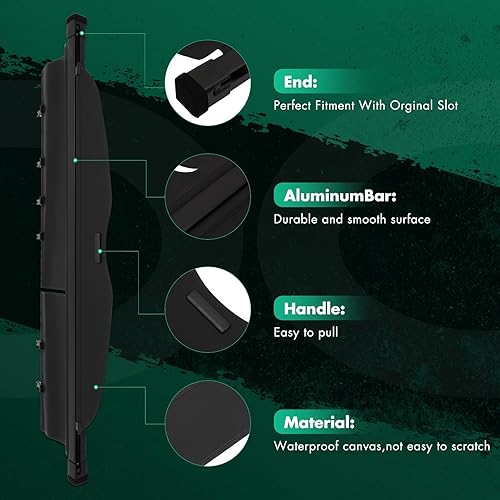 Miniatura 63 de Cubierta de carga para Toyota RAV4 2.5L retráctil para maletero trasero 2019-2023, cubierta de seguridad para equipaje, blindaje impermeable