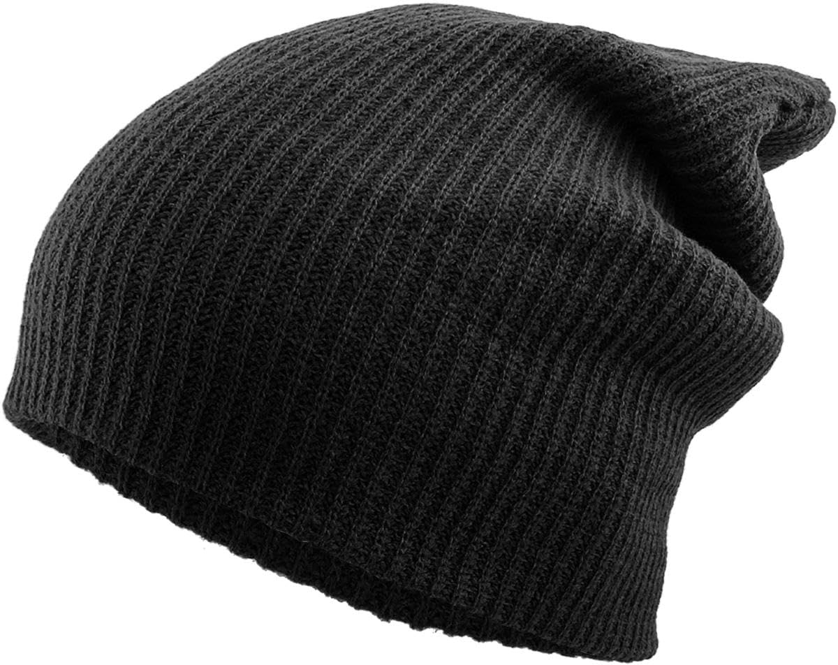KBETHOSComfortable Soft Slouchy Beanie Collection Cotton Knit Acrylic Winter Warm Ski Baggy Hat Unisex Various Styles