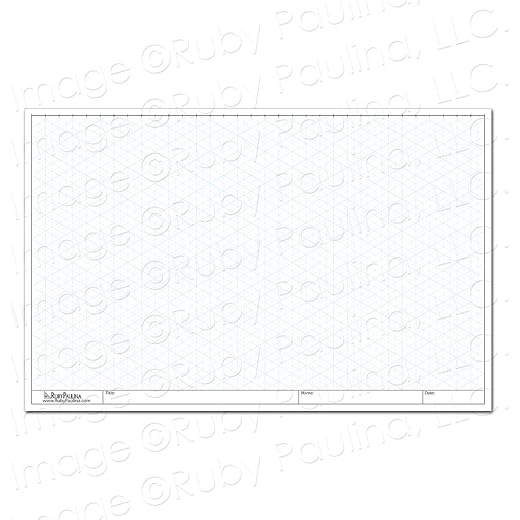 Isometric Loose Leaf Paper 11x17