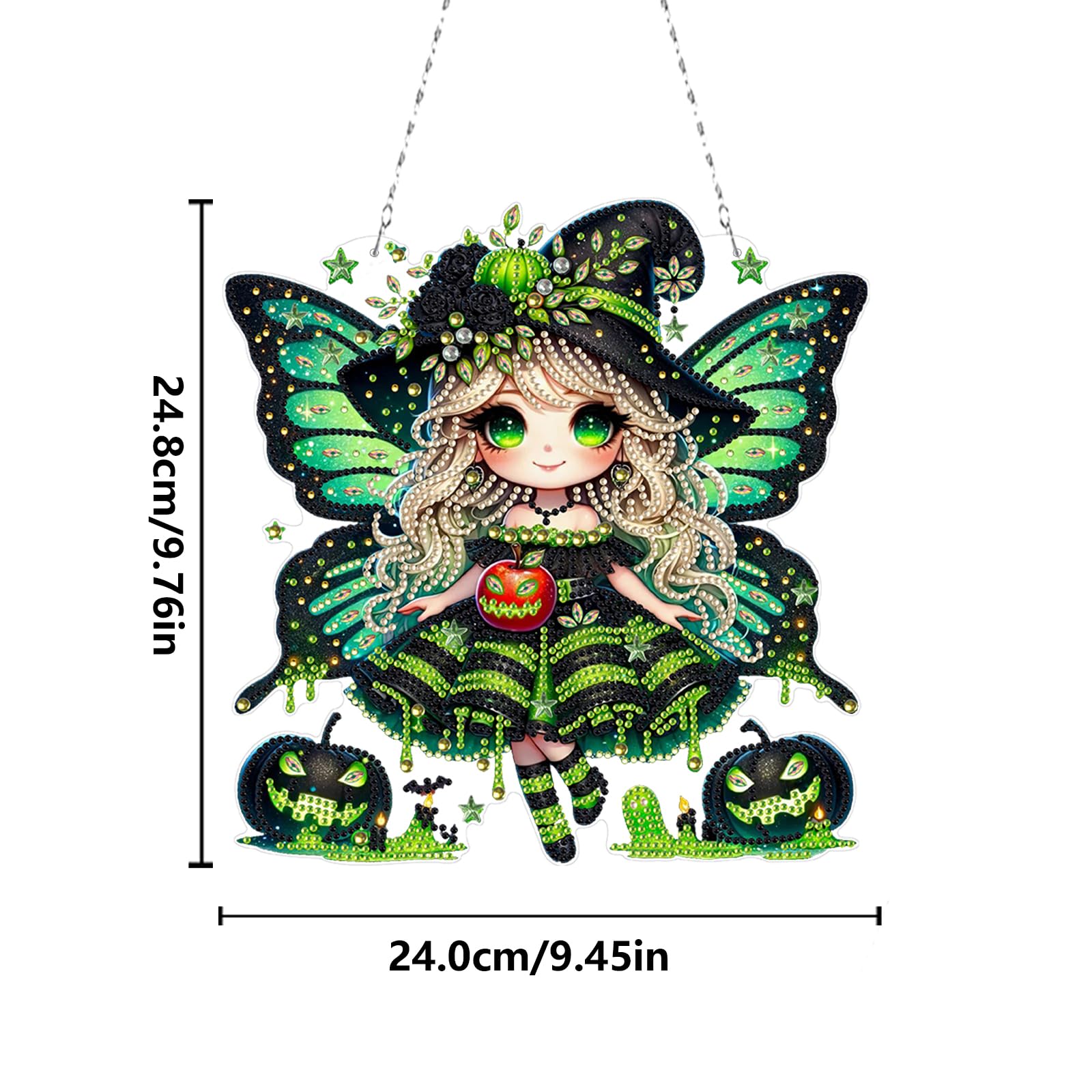 Amiiba Diamond Painting Hanging Kits Butterfly Girl - Image 3
