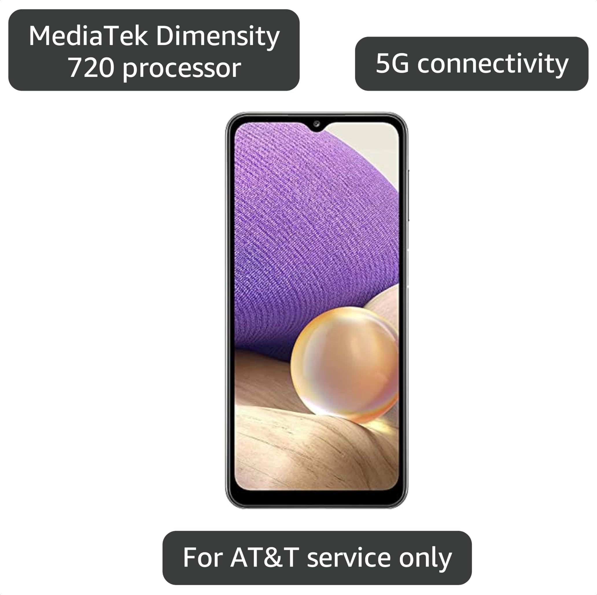Amazon.com: Samsung Galaxy A32 5G, 64GB, Black - Unlocked (GSM