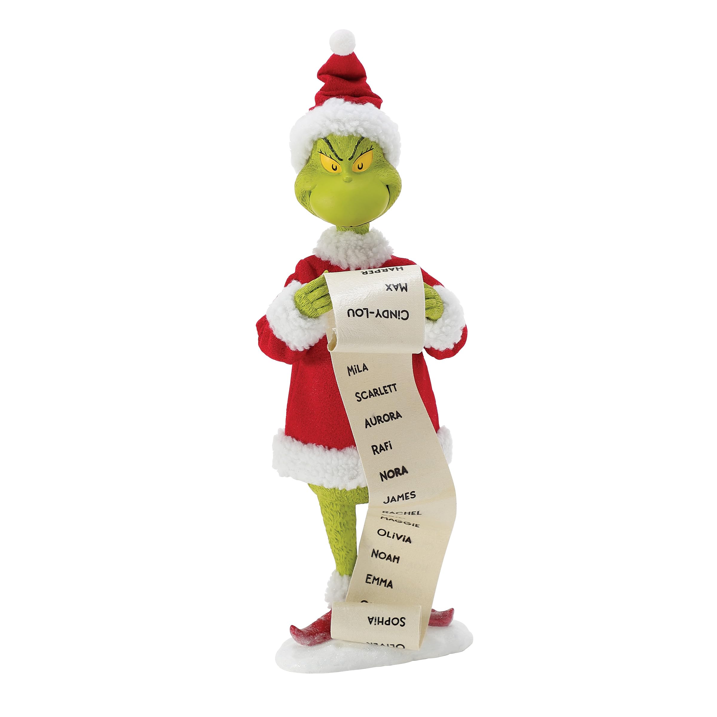 Figurine Grinch Clothtique de Department 56, une statuette de collection peinte main